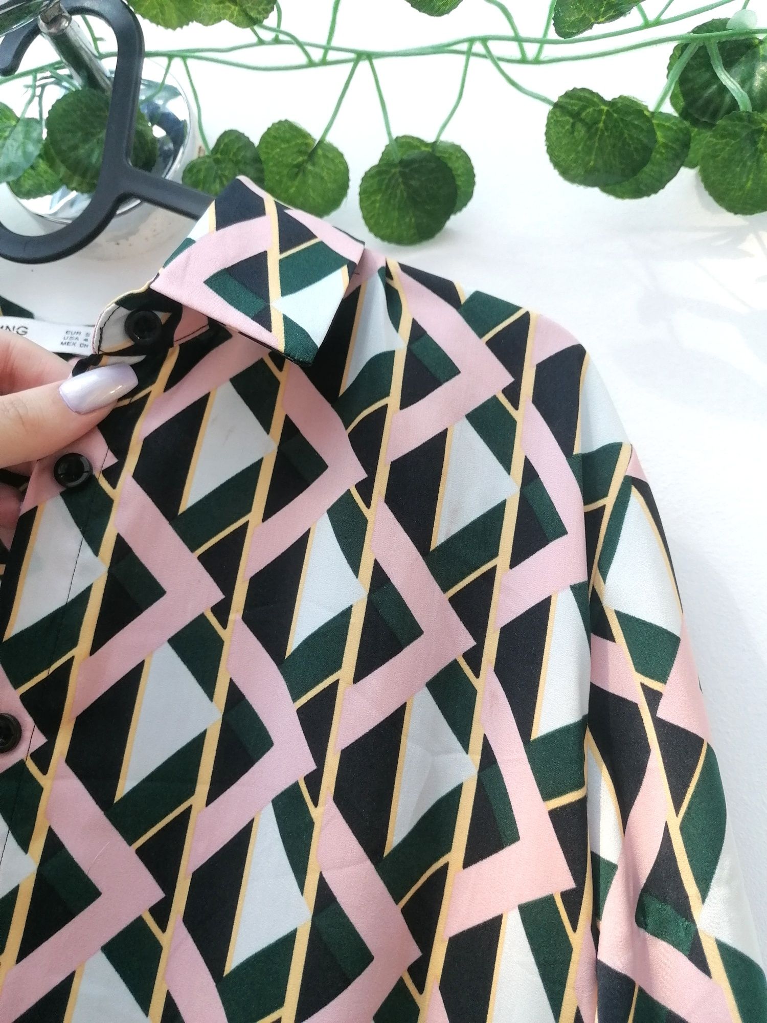 Vestido Maxi com Padrão geométrico