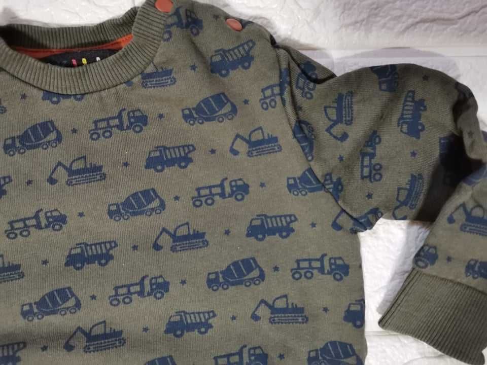 9 zł  bluza sweter bluzka- maszyny budowlane roz. 74
