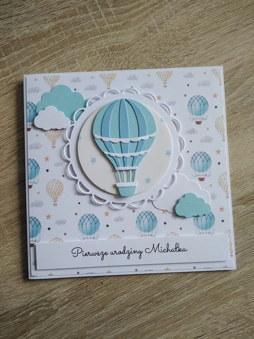 Personalizowana kartka z okazji urodzin dla dziecka. Roczek chłopca.