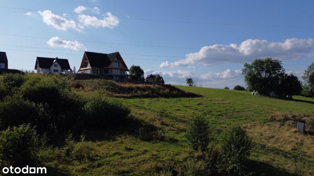Działka z widokiem na panoramę Tatr