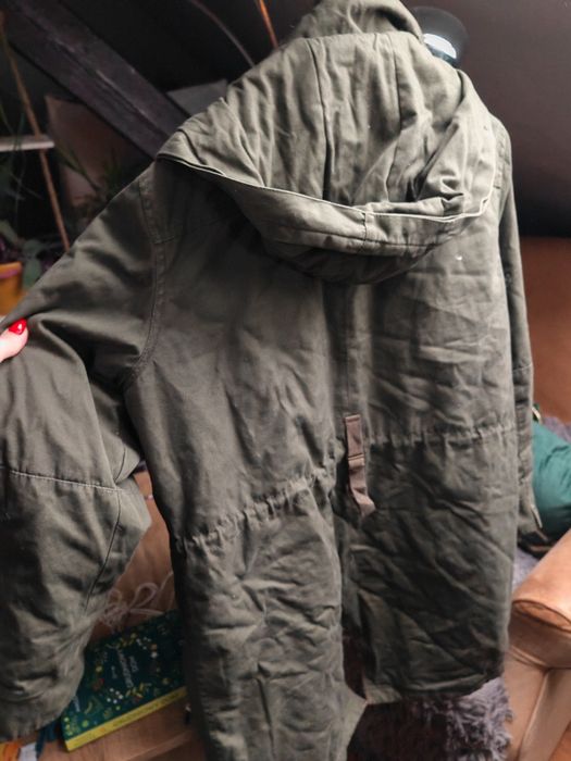 Parka kurtka khaki rozm 46, 48