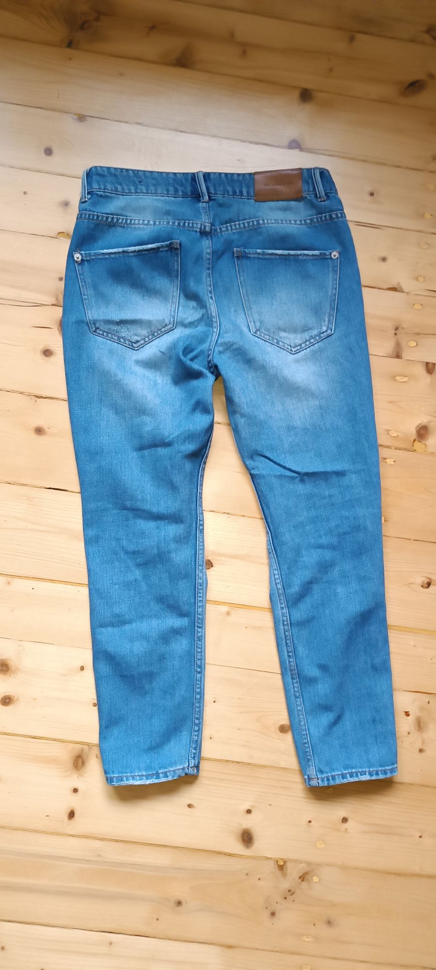 Spodnie jeansowe Mango r. 34 rozdarcia