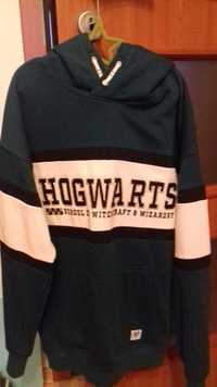 Nowa bluza H&M ciemnozielona  z kapturem Harry Potter 158/164cm
