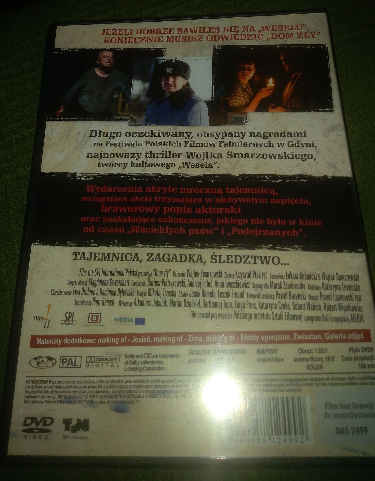 DOM ZŁY DVD nowa bez folii