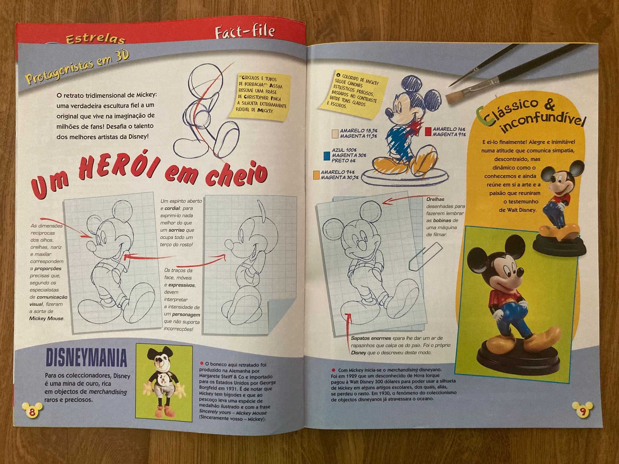 Conjunto de 21 Revistas Estrelas Disney