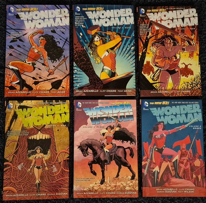 Wonder Woman Vol. 1 - 6 Hardcovers - Brian Azzarello