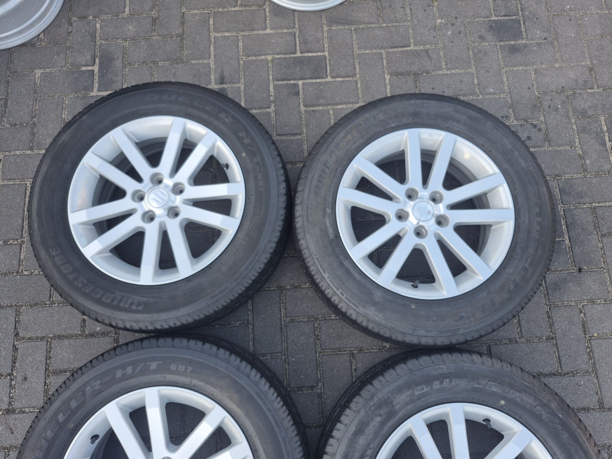 Koła Alu Oryg SUZUKI Vitara 5x114.3 17 Cali 6.5J ET45 225/65 R17 5.5mm