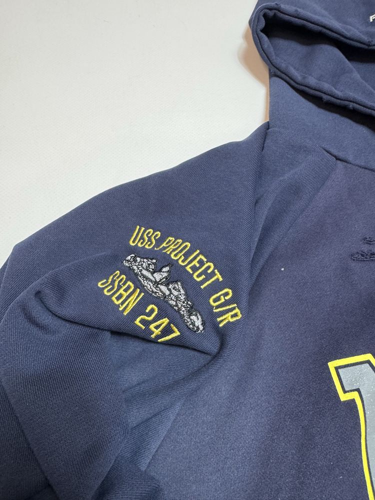 Зіп худі Grailz Project G/R Navy M L ERD Oversized Rick Zip up hoodie