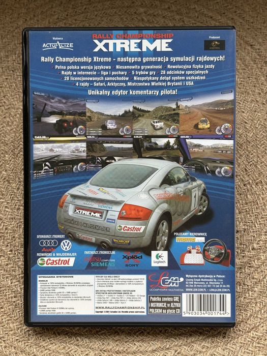 Rally Championship Xtreme – wyścigi – PC CD – PL – 2001 – klasyk