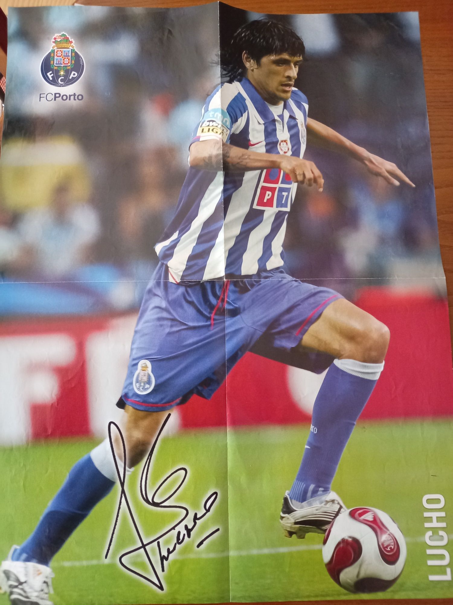 poster Lucho/Castro FCPorto desdobrável frente e verso