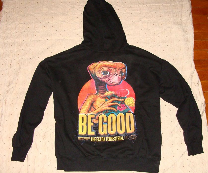 Camisola com Capuz Preta - E.T. The Extra-Terrestrial