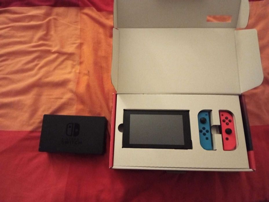 Nintendo switch 1 + 7 Jogos