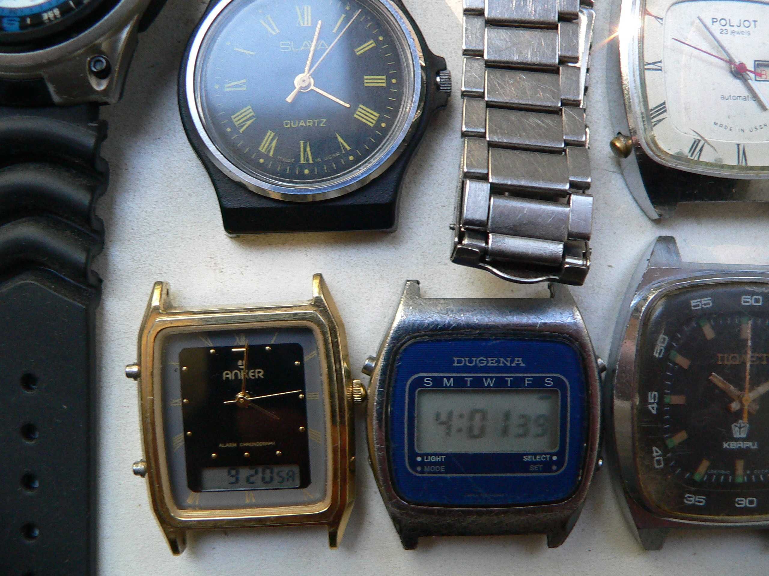 Часы Casio ,Dugena,Anker,Reflecta,Полет,Слава,Лучь ,Рухла.