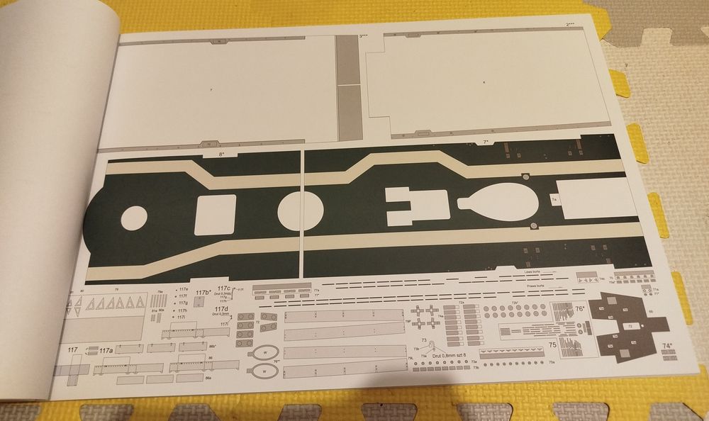 2x model kartonowy ORP Piorun, HMS Ithuriel