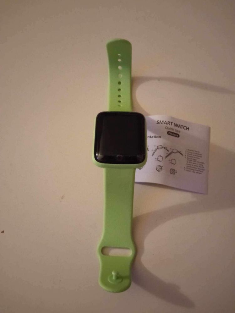 Smart zegarek smartwatch zielony android