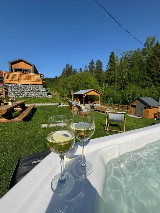 Domek z jakuuzy i sauną wakacje weekend