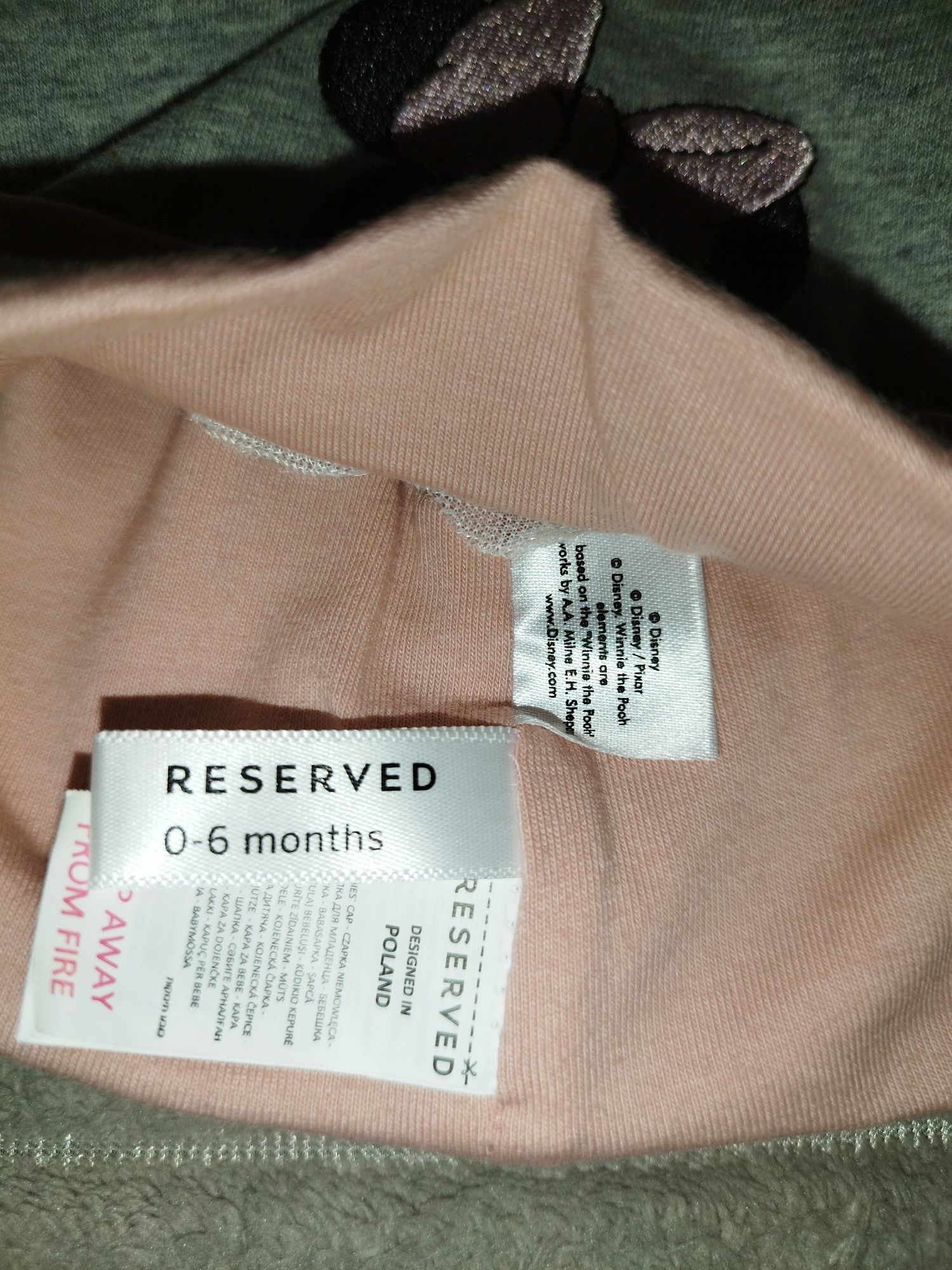 Czapka dziewczęca 68 Reserved myszka Minnie