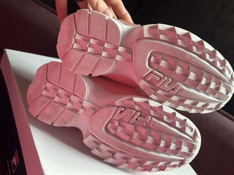 Кроссовки  ФИЛА ДИЗРАПТОР 2 Fila Disruptor 2 Pink/White (лак)