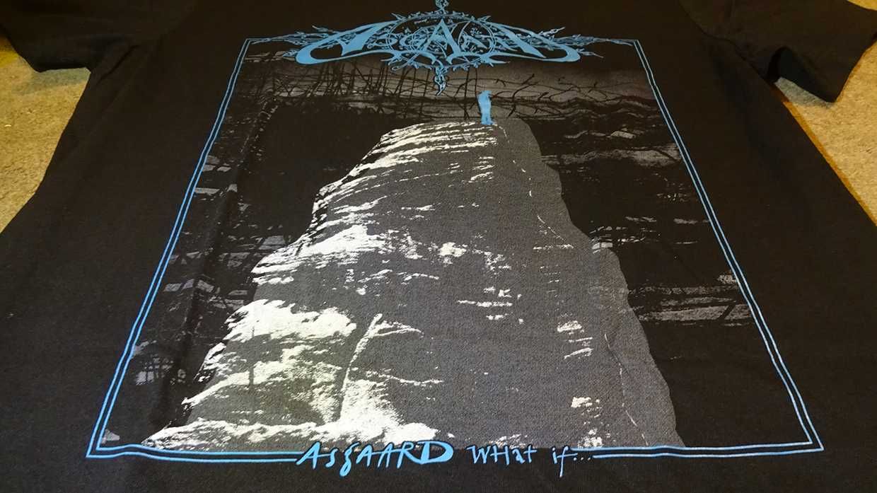 Tshirt Banda Asgaard What If Gothic Metal Rock Tamanho M Unissexo Nova