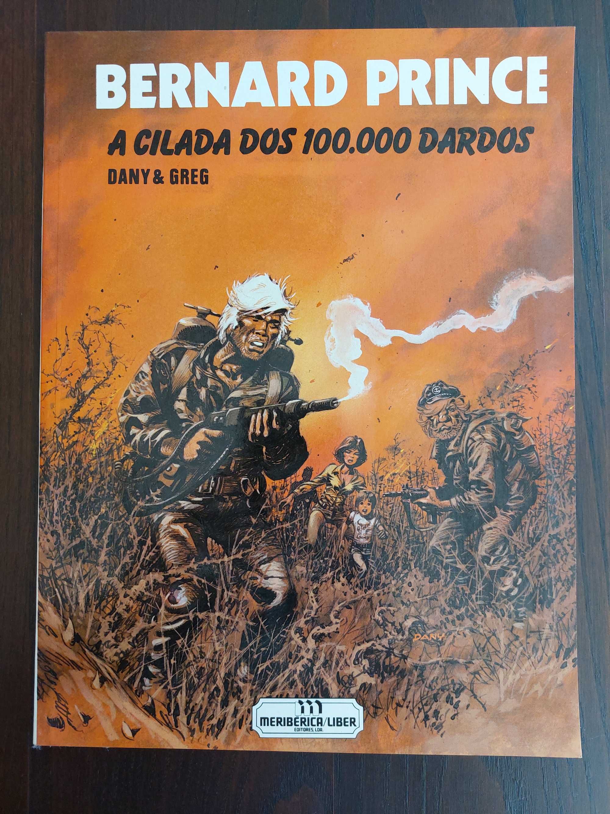 Livro BD Bernard Prince - A Cilada dos 100.000 Dardos Dany & Greg