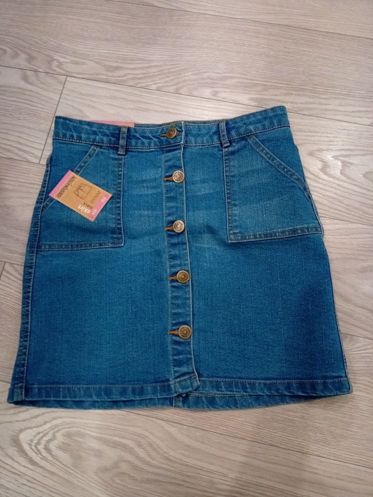 Ubrania dla dziewczynki 158 spódnica jeans