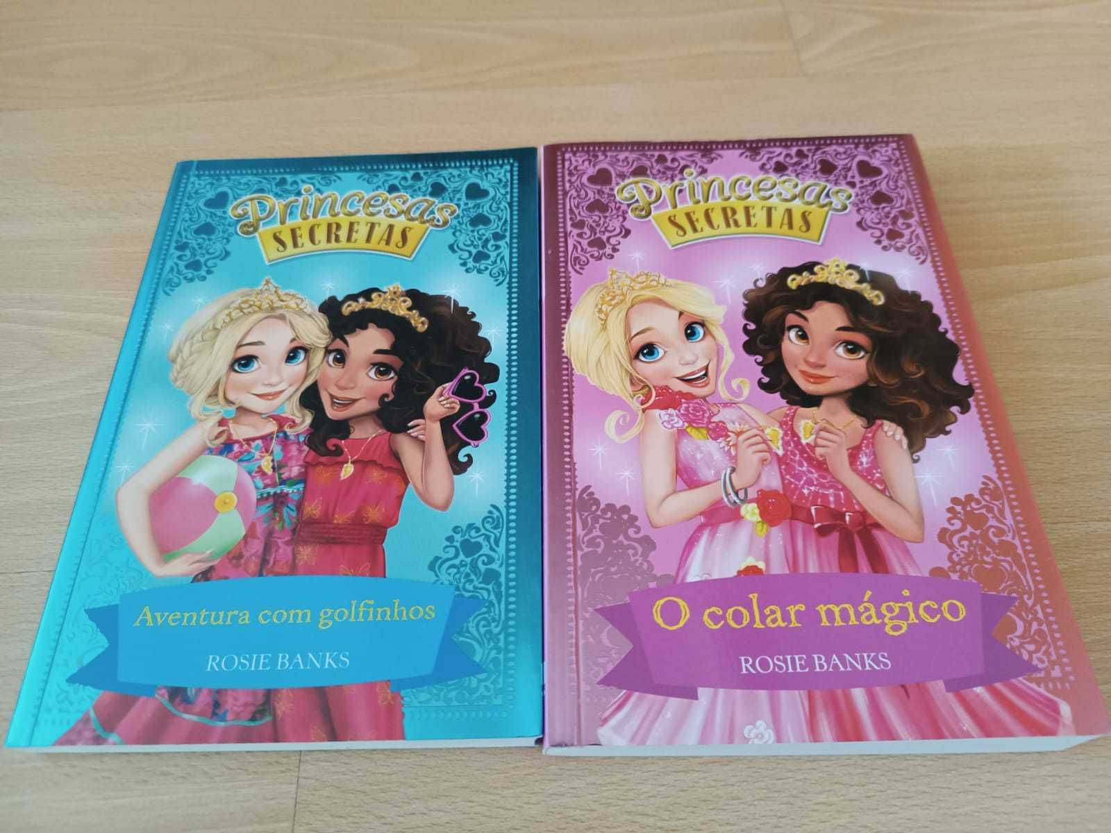 Princesas secretas livros- O colar Mágico; Aventura com os Golfinhos