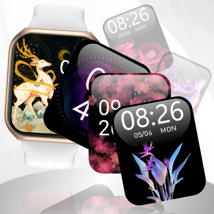 Smartwatch Zegarek Menu Damski Rozmowy Gry Polskie Sms 2 Paski Smart W