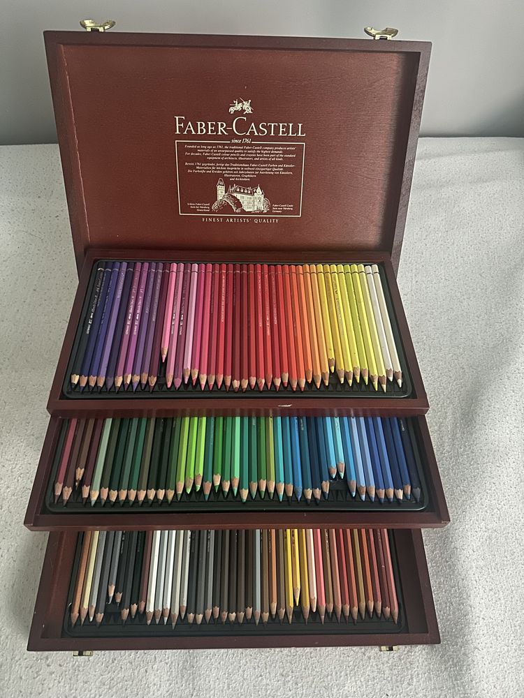 Zestaw kredek akwarelowych Faber Castell 190szt