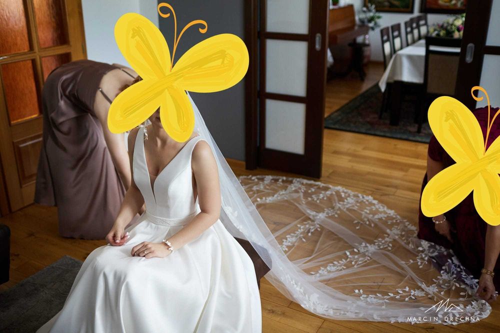 Suknia ślubna Mystic Bridal, satyna mikado