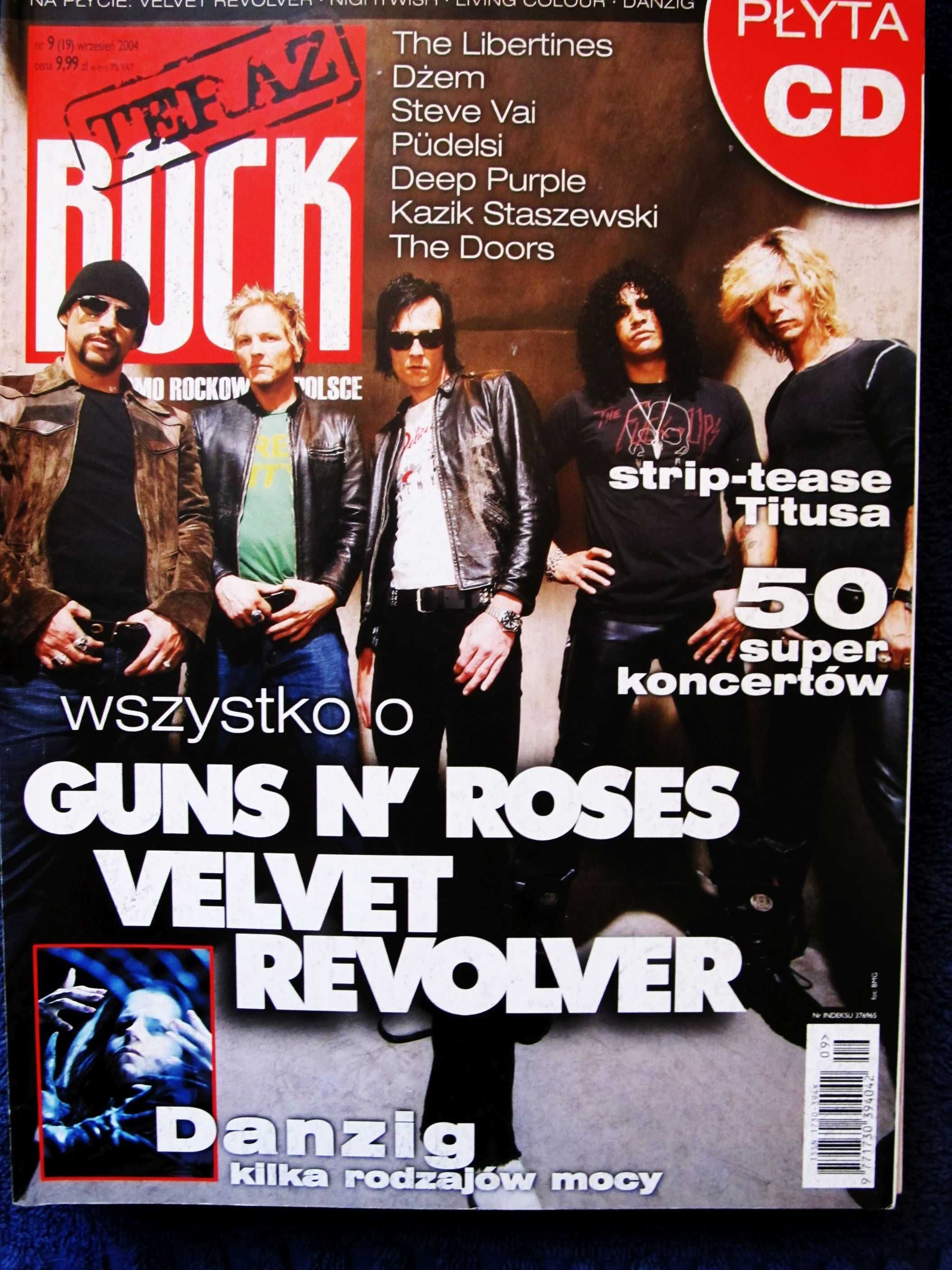 Teraz Rock 9/2004 Guns N'Roses,Velvet Revolver,Dżem,Kazik