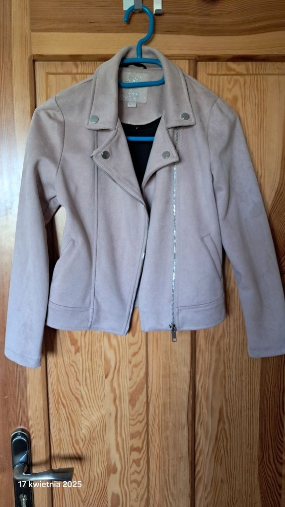 Wiosenna kurteczka roz 146 h&m