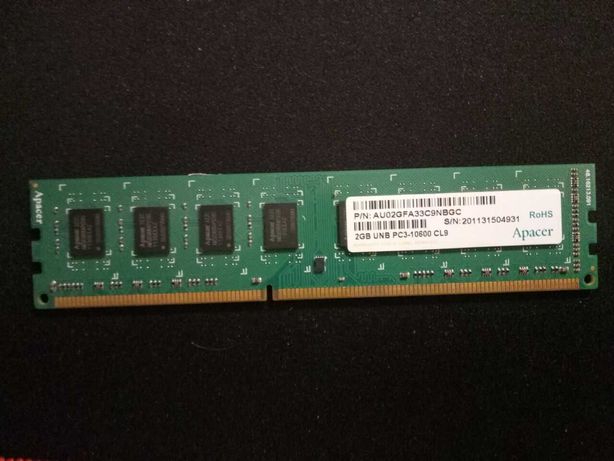 Оперативная память [Apacer] [2GB DDR3] [Частота 1333]