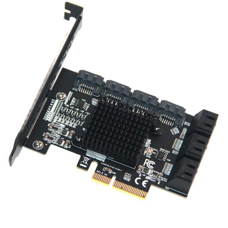 Контроллер адаптер 10, 16, 20 и 24 порта SATA на PCI-e x1, x4, x16