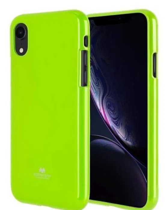 Etui Mercury Jelly Goospery do iPhone XS MAX - Limonkowy!