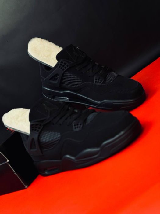 Стильные мужские кроссовки Nike Air Jordan Aura 4 Black размеры 35-46