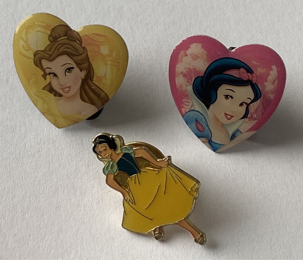 Przypinka przypinki oryginalne Disney Królewna Śnieżka zestaw (3 szt)