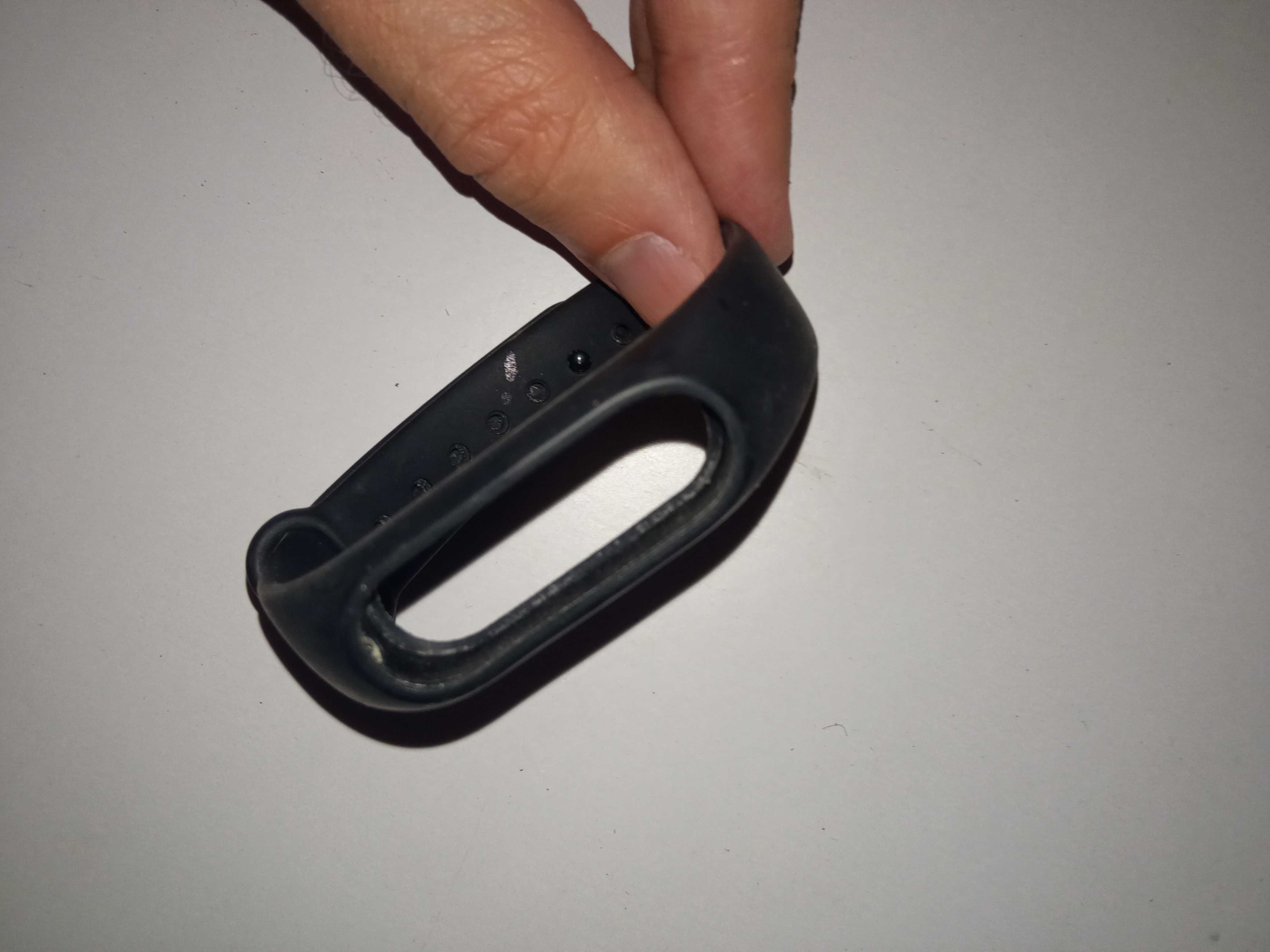 Зарядный кабель USB и ремешок силиконовый для Xiaomi Mi Band 2 Black