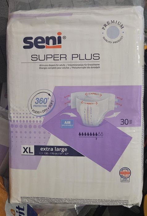 Pampersy dla dorosłych Seni super plus rozm. XL