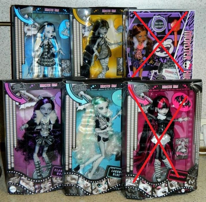 Monster High Дракулаура Клео Френки Клодин Лагуна драма  Монстр хай