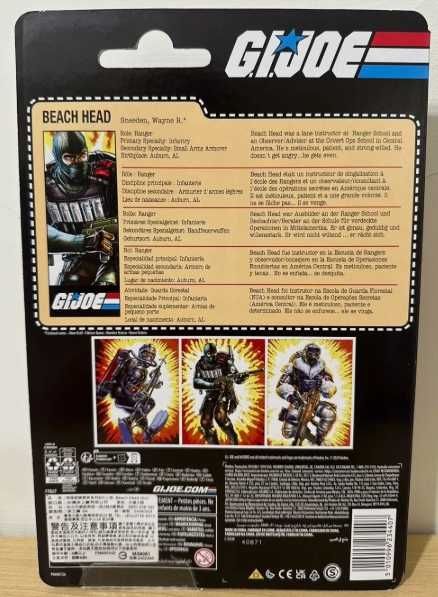 GI Joe GIJOE Classified  Beach Head (Retro) (NOVO SELADO)