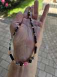 Naszyjnik Choker kamienie naturalne Jadeit Agat Onyks Jaspis