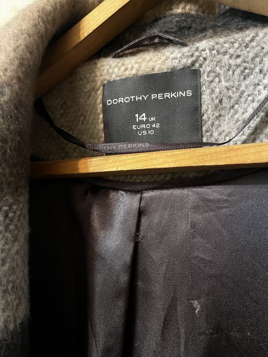 Женское кашемировое длинное пальто.Пальто в клетку.Песочное пальто