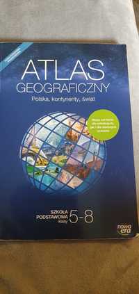 Atlas geograficzny. 5- 8 klasa. Nowa era.