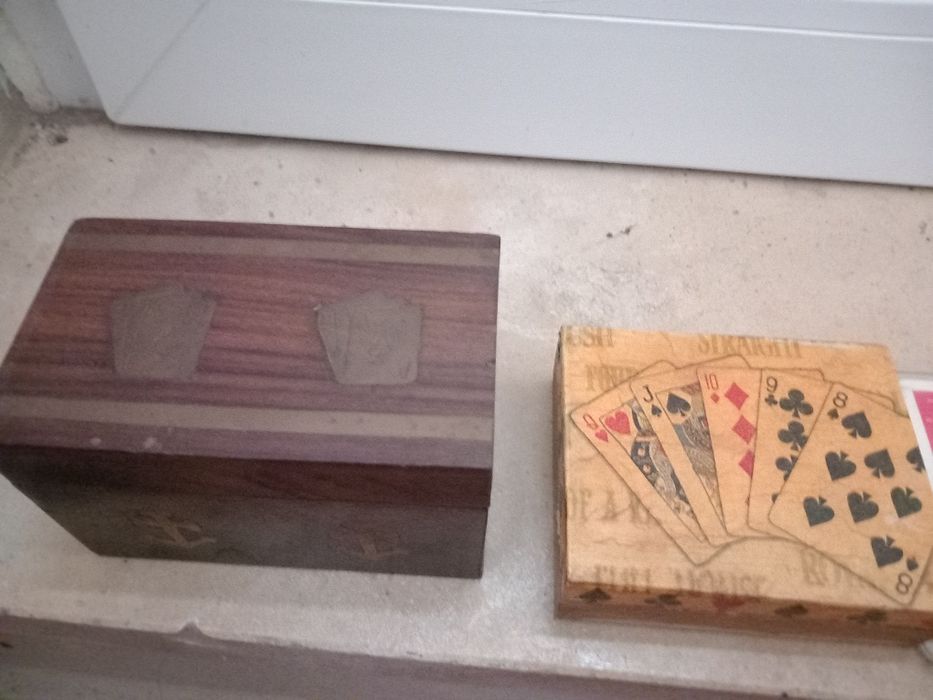 Colecção de cartas naipe poker