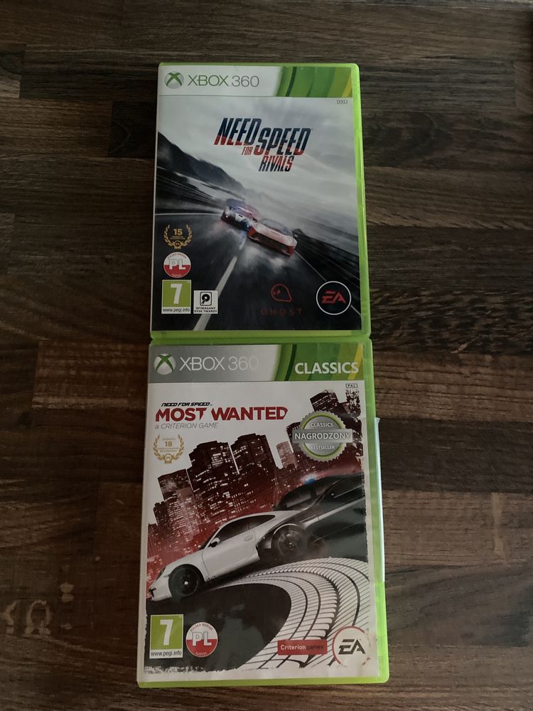 Xbox 360 NFS Need For Speed Most Wanted PL, Rivals PL!