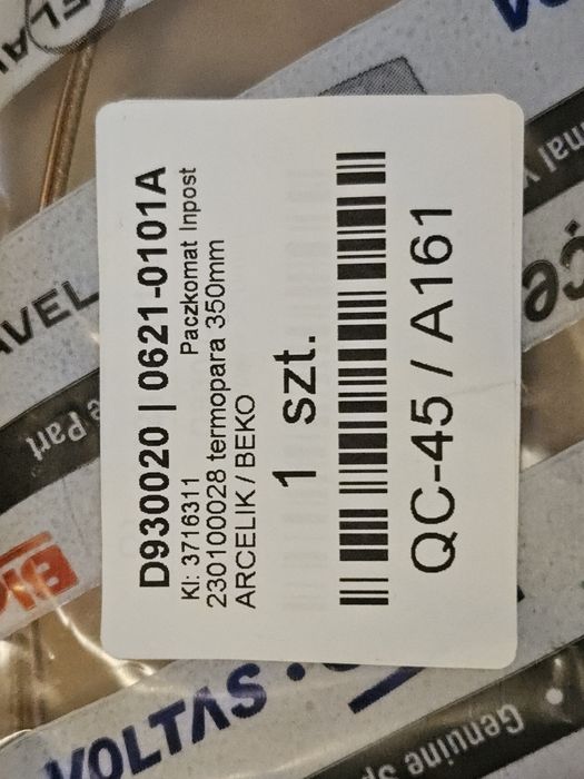 Termopara do kuchenki gazowej 350 mm