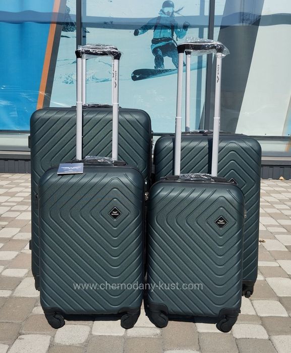 Чемодан с расширением Wings MRH-01 чёрный