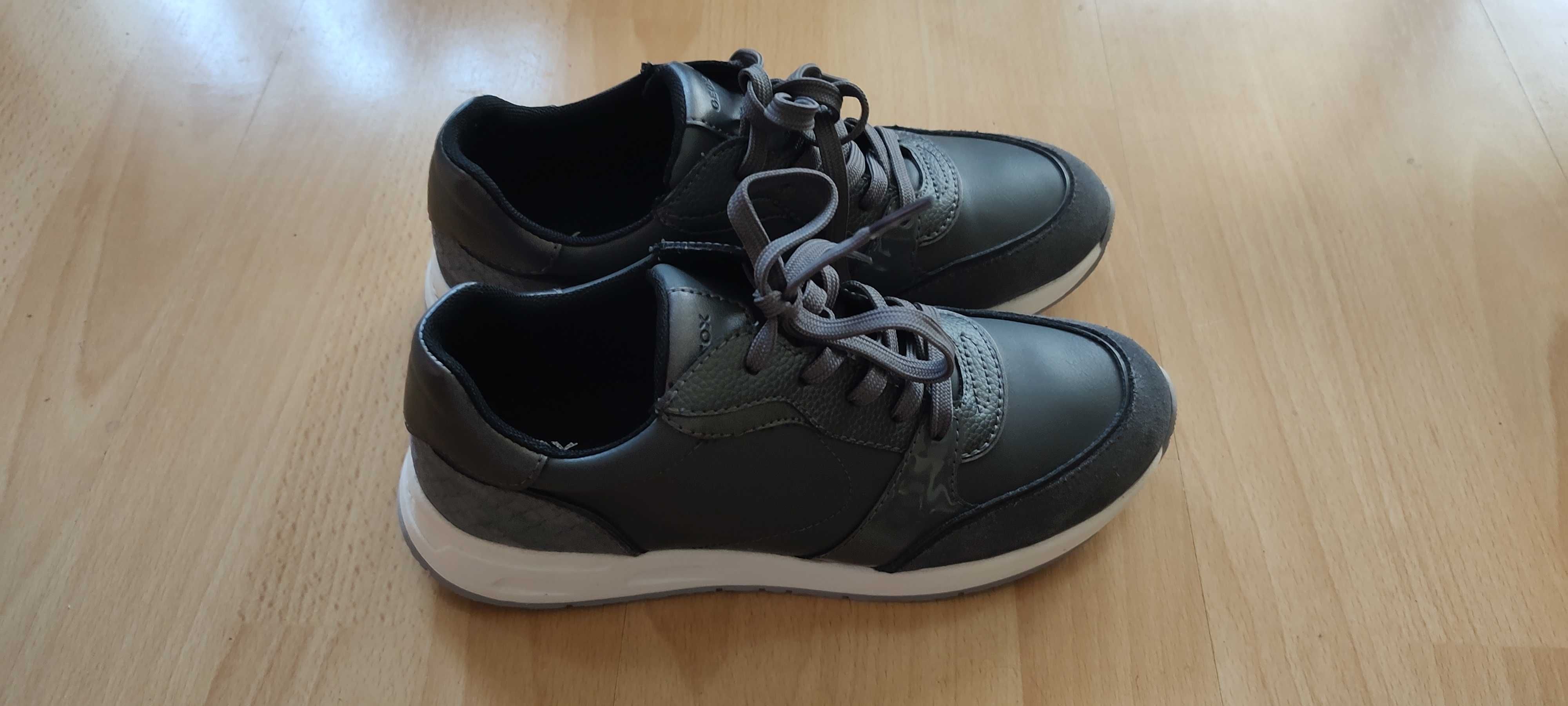 Nowe damskie buty Geox szare, rozmiar 37 EU