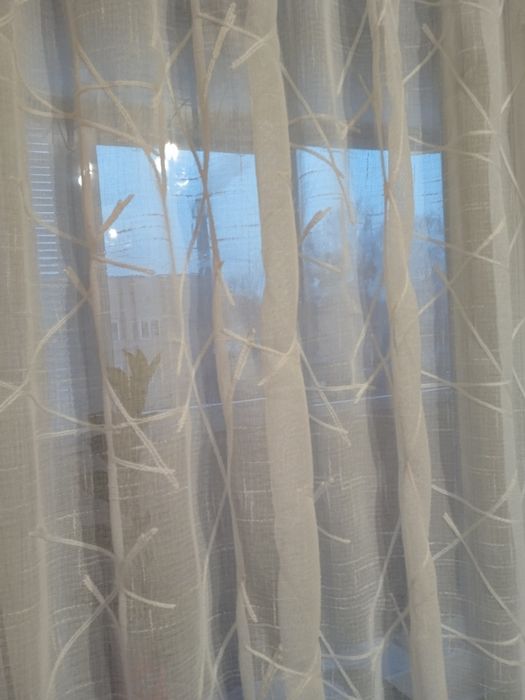 Продам гарна тюль,льон,2,4*5м.