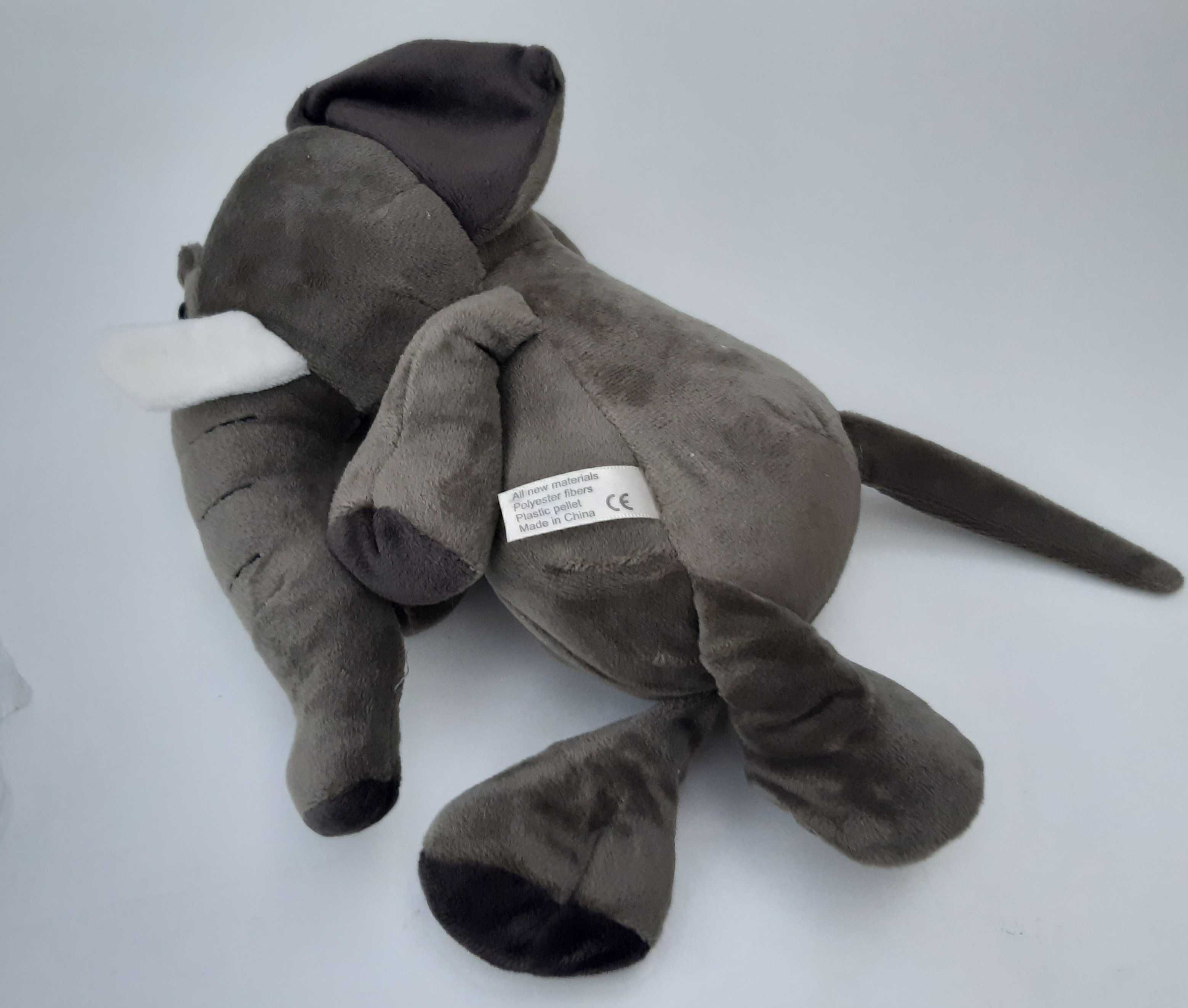 Peluche Novo Elefante Cinzento 25cm